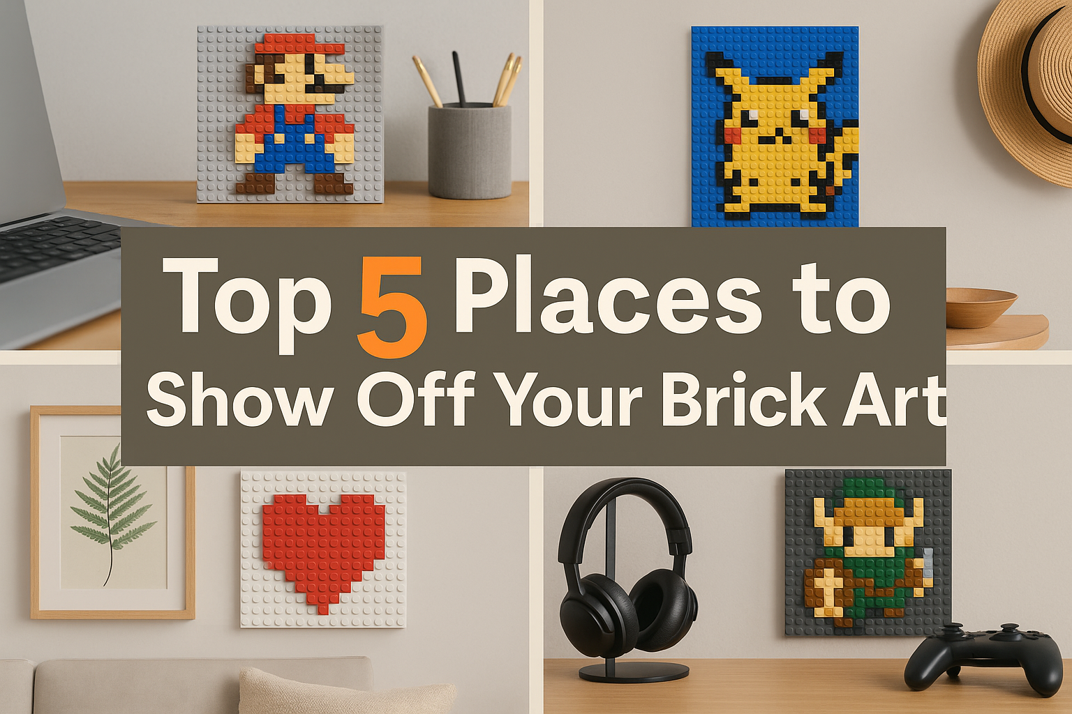 Top 5 Places to Show Off Your Brick Art