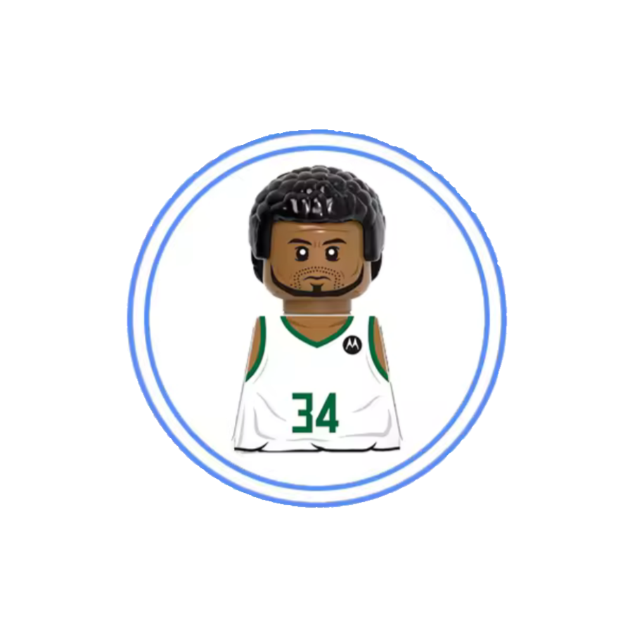 Giannis Antetokounmpo Custom Basketball Minifigure