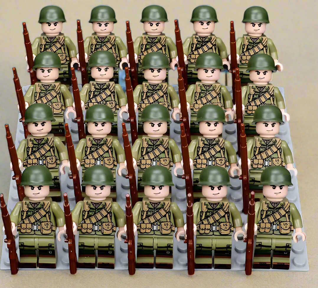 WWII Army Soldier Minifigure