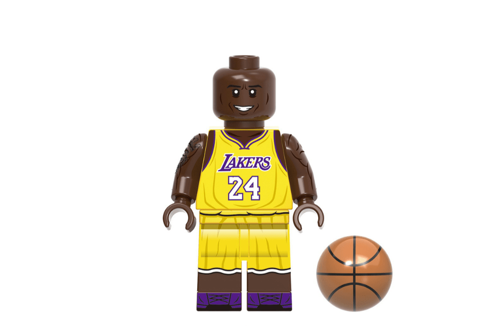 Kobe Bryant Lakers Yellow Uniform Custom Basketball Minifigure