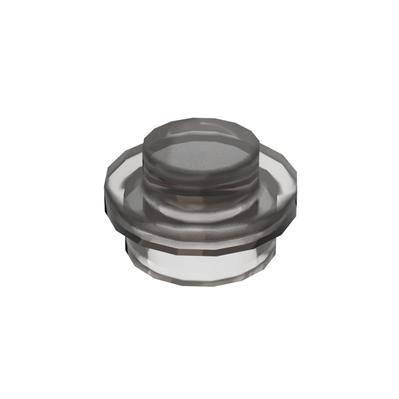 Transparent Black 4073 1x1 Round Plate Brick – Choose Quantity – LEGO® Compatible Bulk Lot