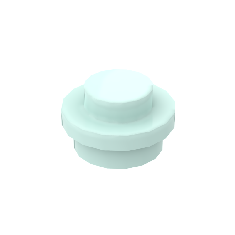 Light Aqua 4073 1x1 Round Plate Brick – Choose Quantity – LEGO® Compatible Bulk Lot