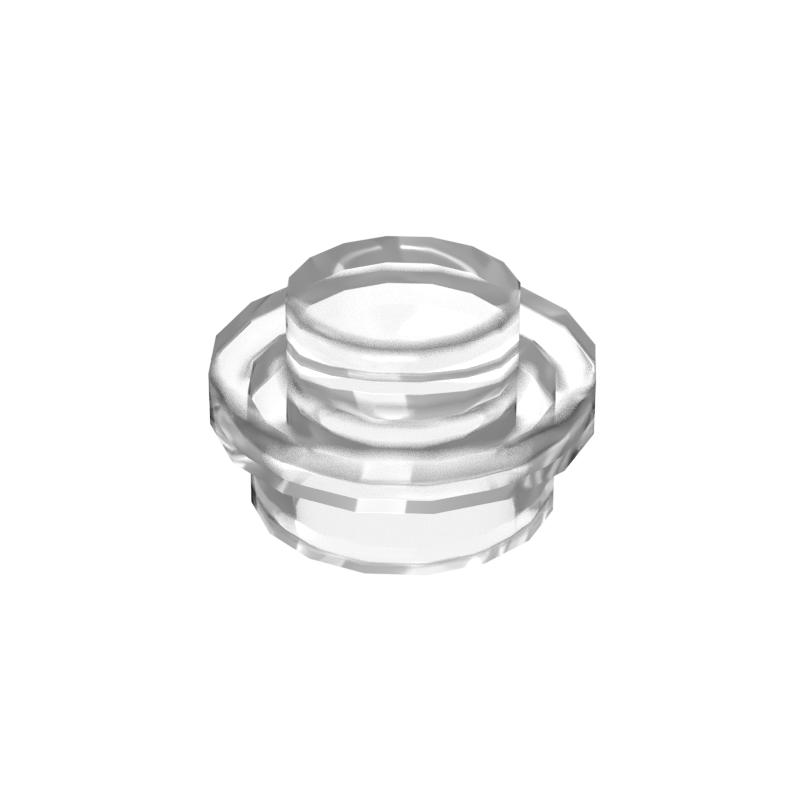Transparent Clear 4073 1x1 Round Plate Brick – Choose Quantity – LEGO® Compatible Bulk Lot