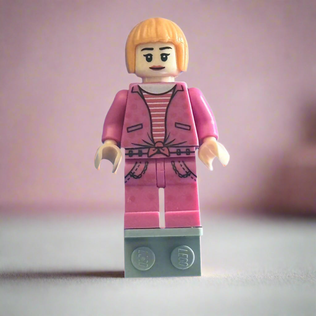 Pink Polka Dot Minifigure