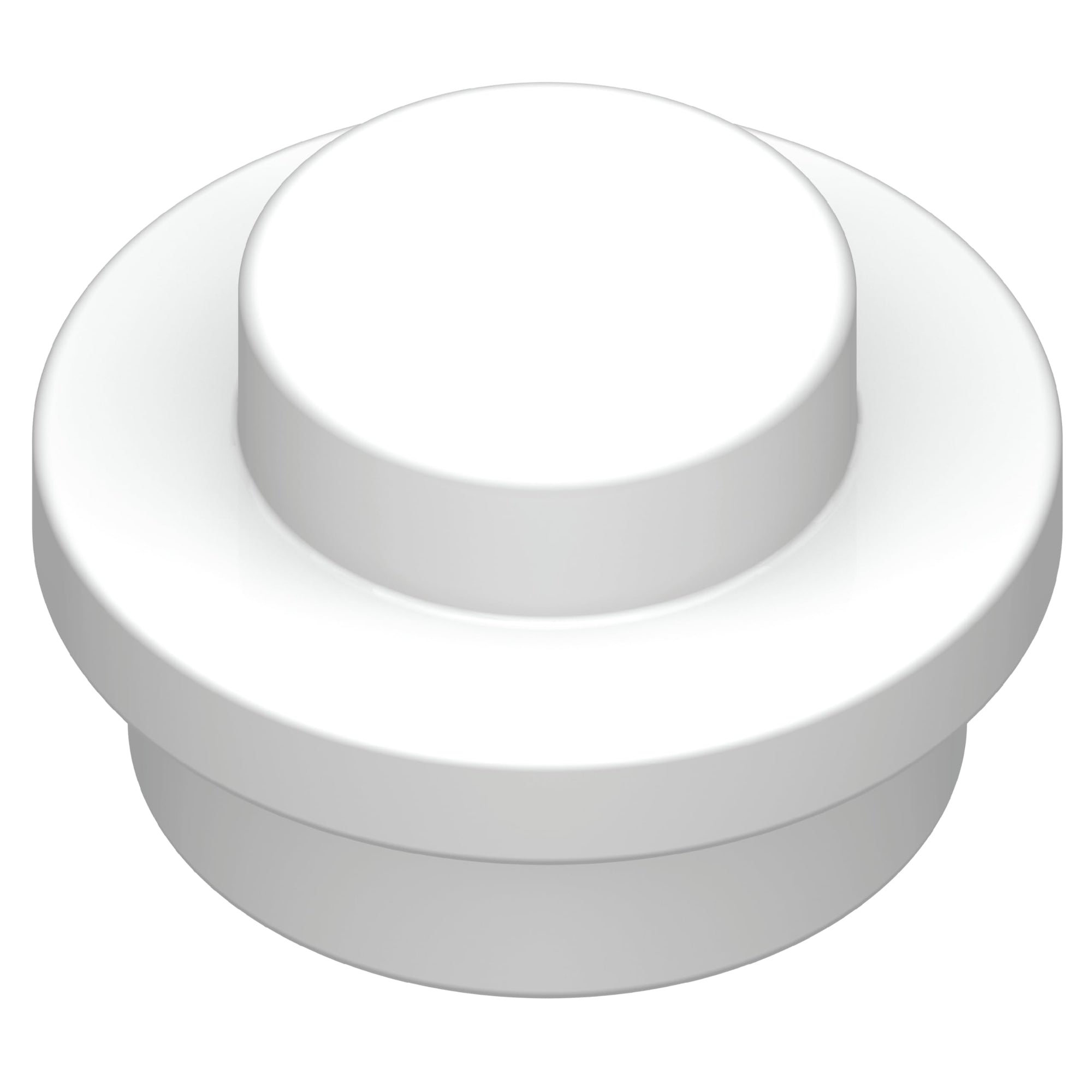 White 4073 1x1 Round Plate Brick – Choose Quantity – LEGO® Compatible Bulk Lot