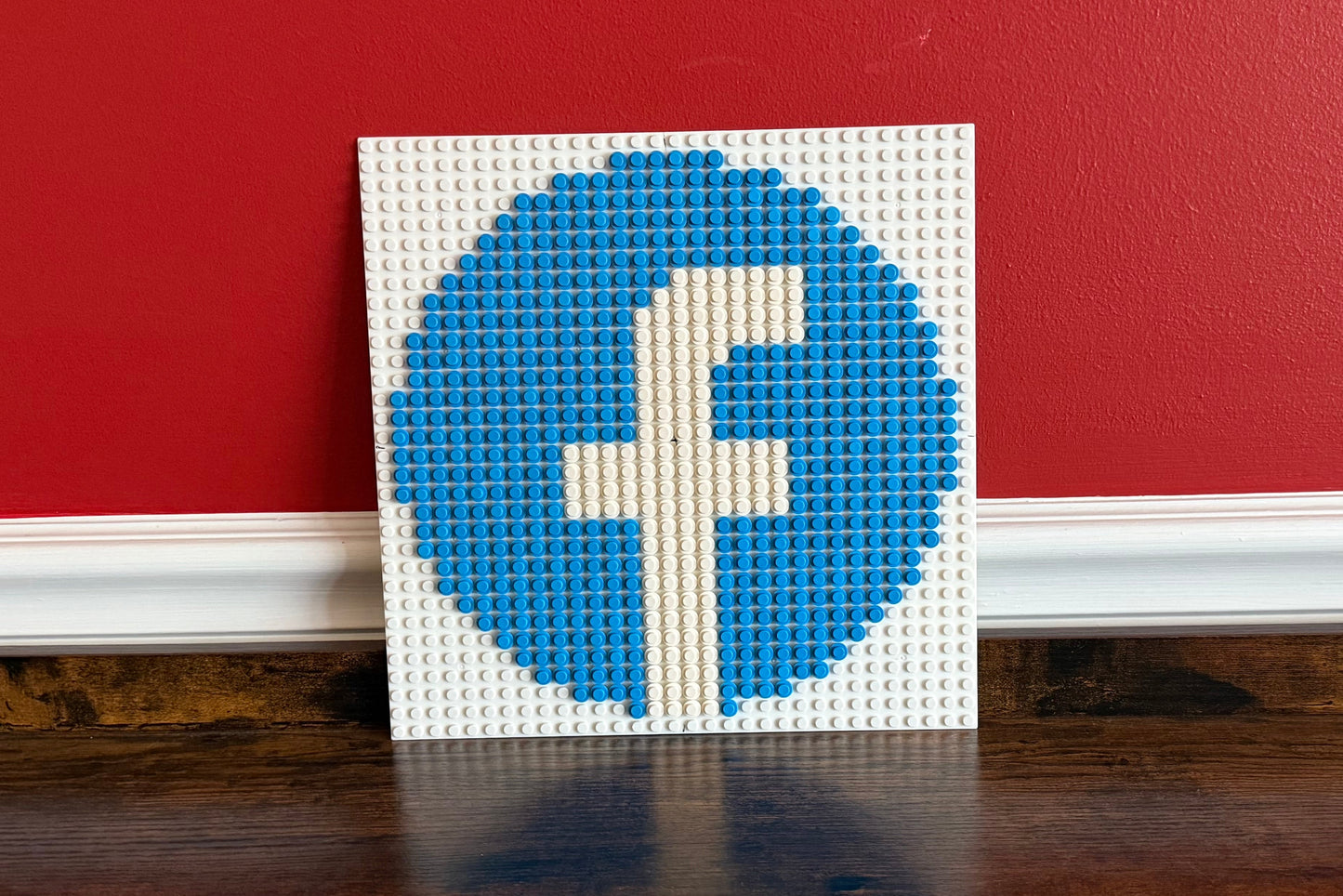 Social Media Logo Pixel Art | 32x32 Brick Mosaic Wall Art | Facebook, Instagram, X, Reddit, Twitch, TikTok
