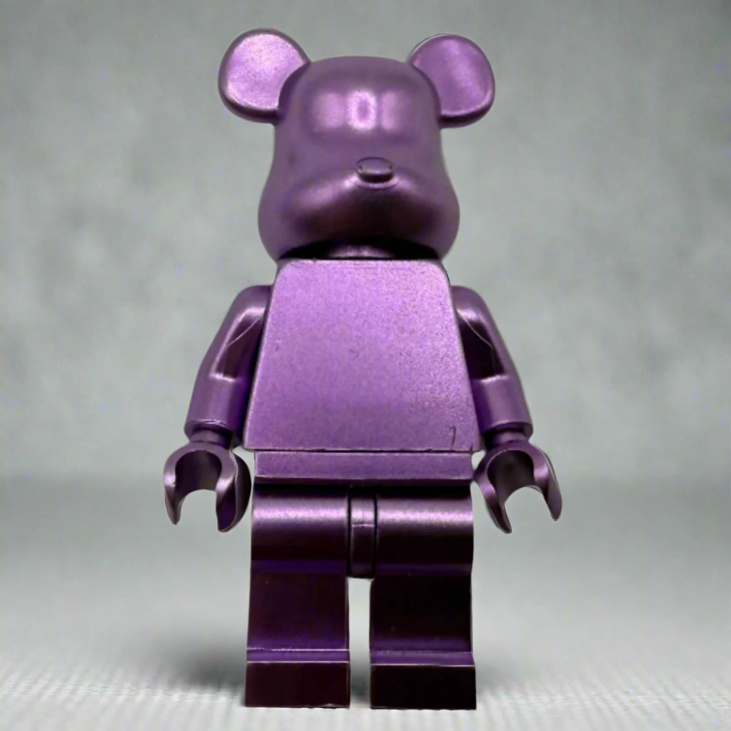 Bearbrick Monochrome Metalic Bear Minifigures – Multiple Vibrant Colors!