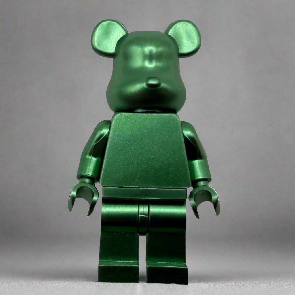 Bearbrick Monochrome Metalic Bear Minifigures – Multiple Vibrant Colors!