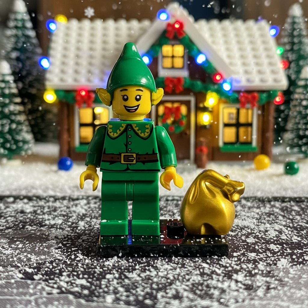 Buddy Evergreen Minifigure - Holiday Minifigure