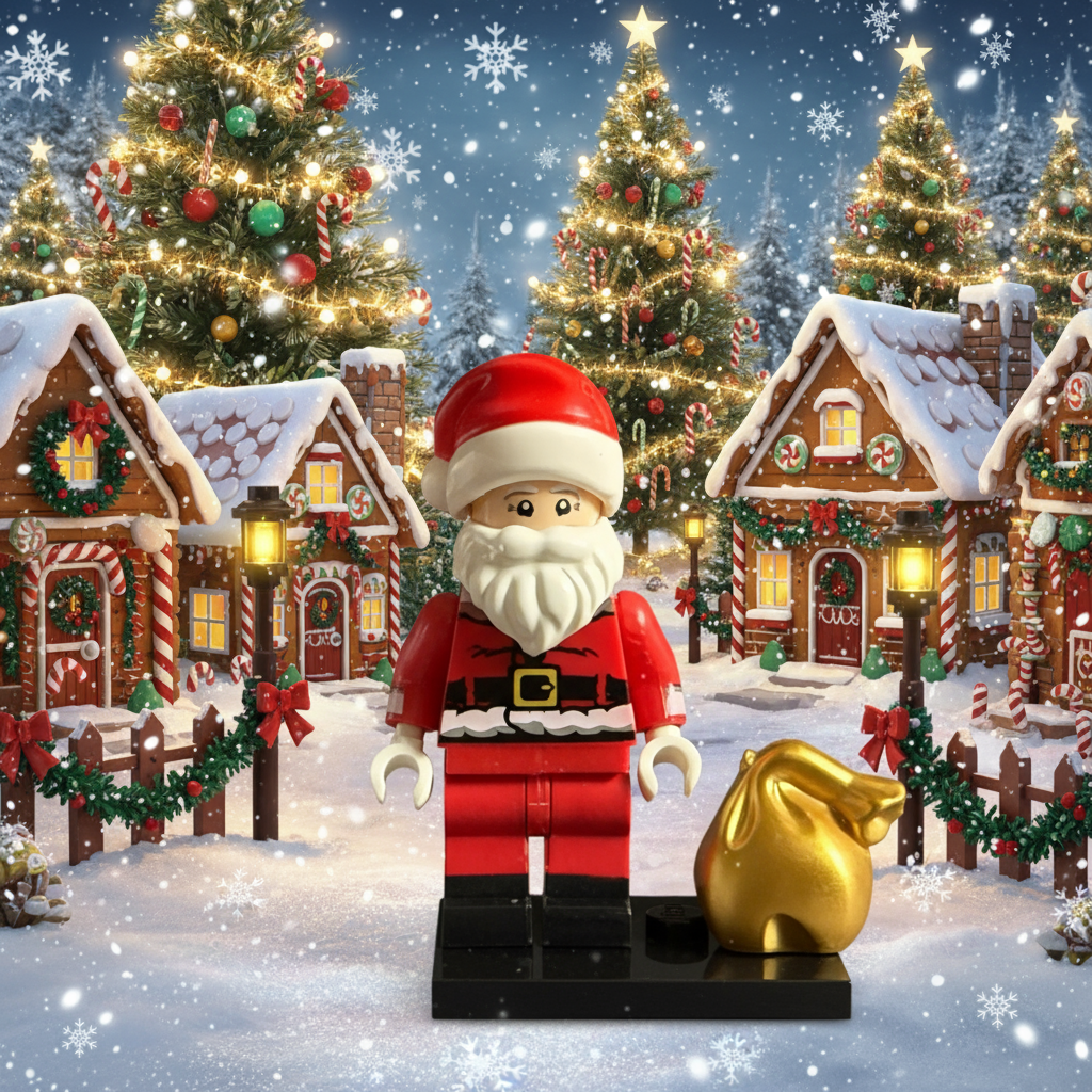Santa Claus Minifigure - Holiday Minifigure