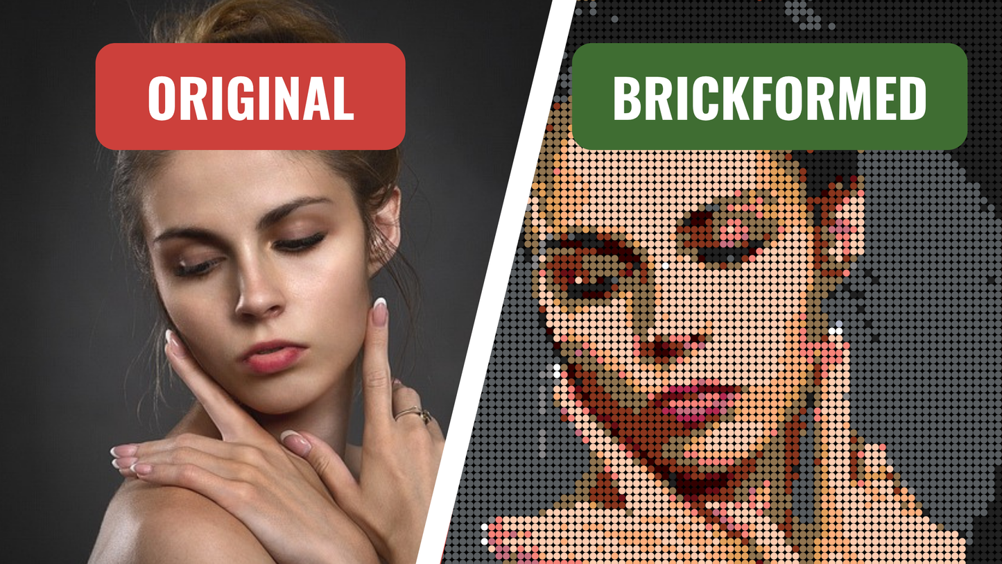 Build-Your-Own Custom Brick Mosaic Kit