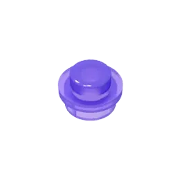 Transparent Blue Purple 4073 1x1 Round Plate Brick – Choose Quantity – LEGO® Compatible Bulk Lot