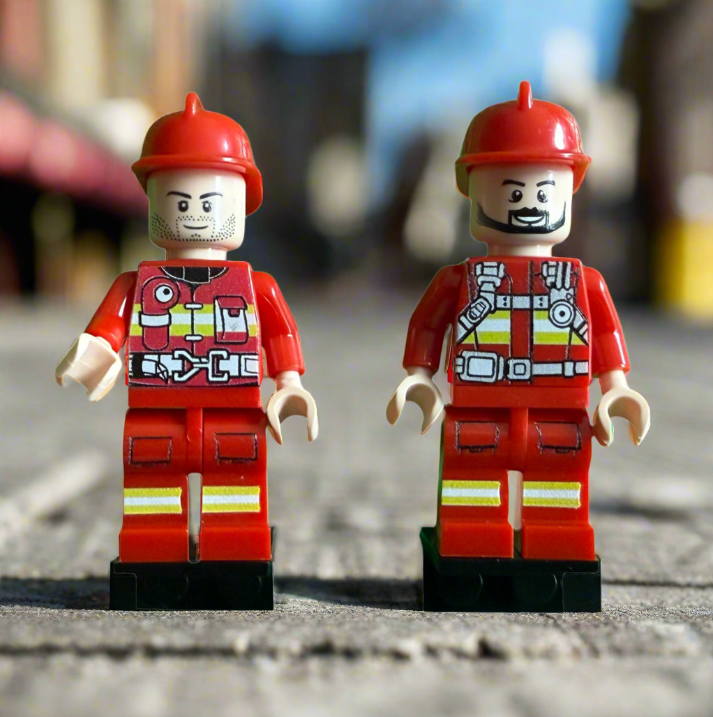 2 Firefighter Minifigures
