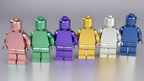 Monochrome Metallic Minifigure