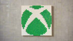 Xbox Logo Pixel Art Mosaic – 32x32 Studs | LEGO-Compatible Brick Wall Art