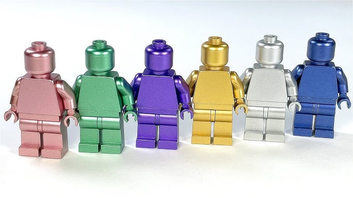 Monochrome Metallic Minifigure