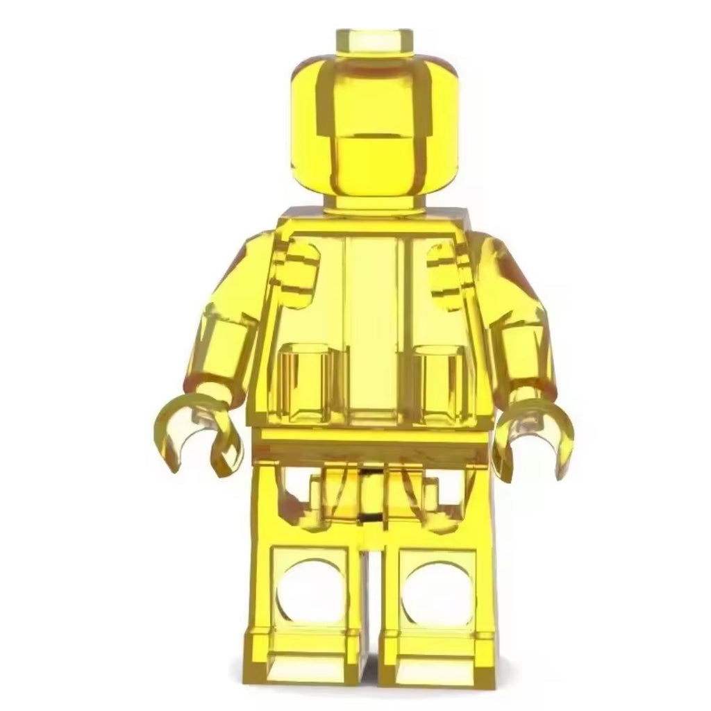 Set of 12 Transparent Minifigures – Clear Minifigs (Adult Builds & Display-Grade)