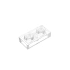 1x2 Transparent Plate Brick 3023 - Quantity of 50 – Choose Color – LEGO® Compatible Bulk Lot