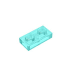 1x2 Transparent Plate Brick 3023 - Quantity of 50 – Choose Color – LEGO® Compatible Bulk Lot