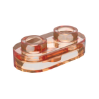 1×2 Rounded Plate w/ Open Stud – Pack of 10 – LEGO® Compatible – Choose Color