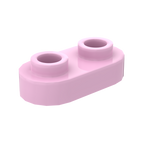 1×2 Rounded Plate w/ Open Stud – Pack of 10 – LEGO® Compatible – Choose Color
