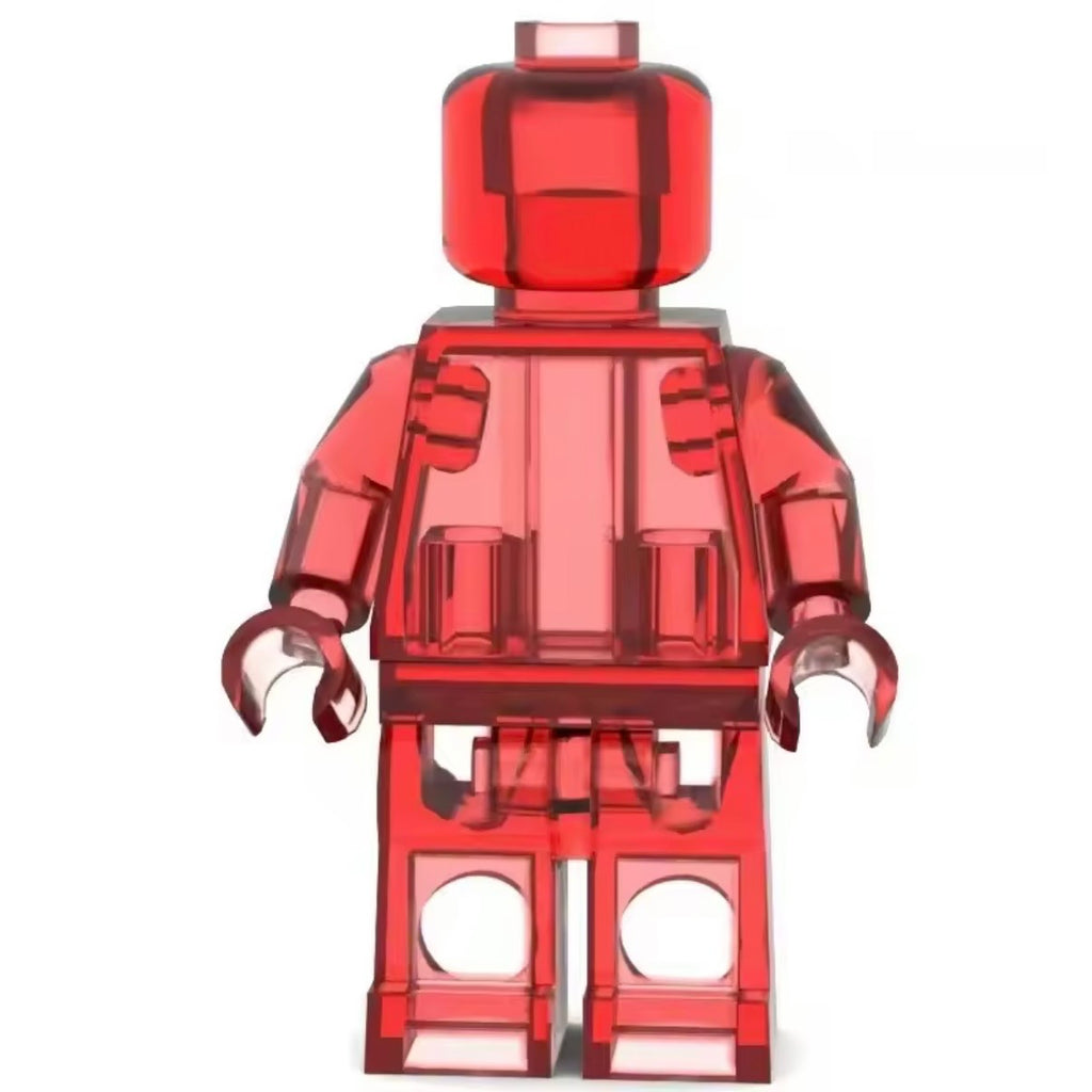 Set of 12 Transparent Minifigures – Clear Minifigs (Adult Builds & Display-Grade)