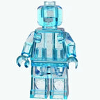 Set of 12 Transparent Minifigures – Clear Minifigs (Adult Builds & Display-Grade)