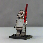 Electroplated Chrome Darth Vader – Custom Brick Compatible Minifigure