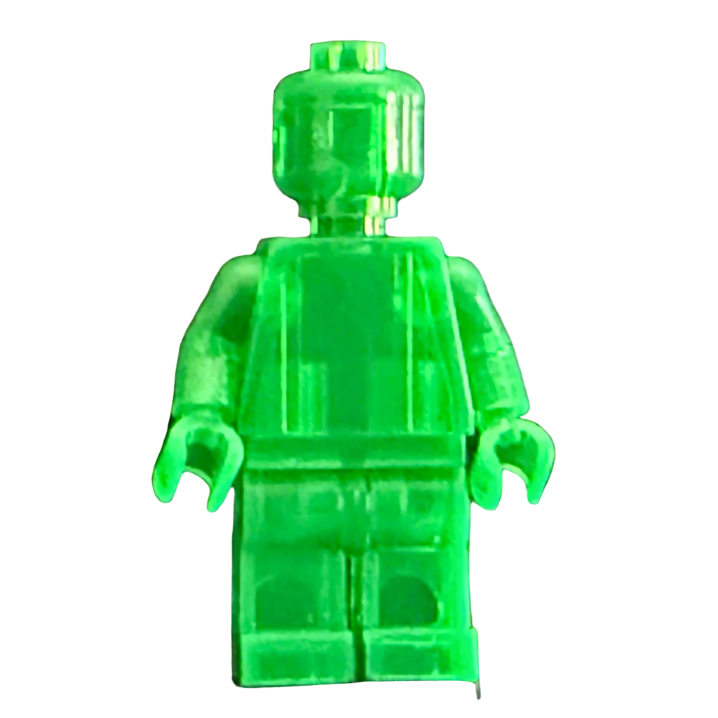Monochrome Transparent Custom Minifigures – Multiple Colors!