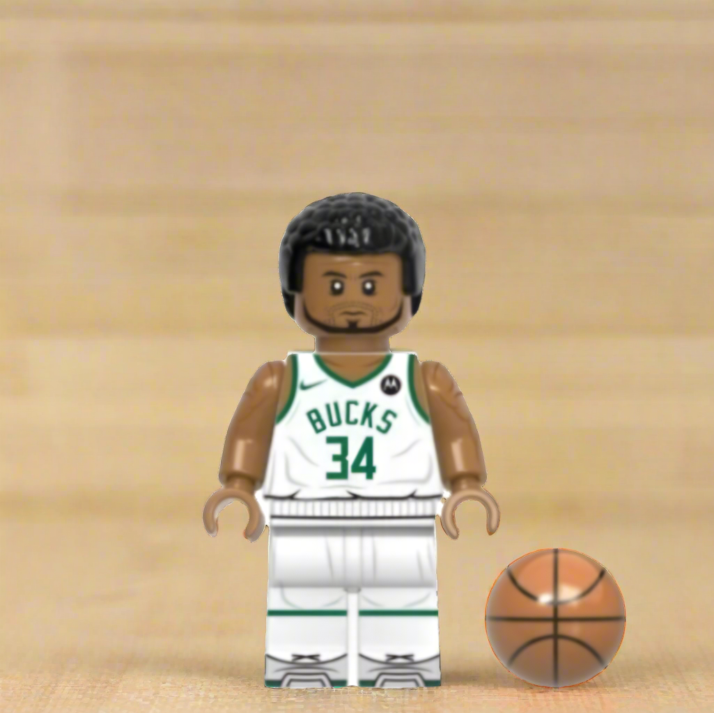 Giannis Antetokounmpo Custom Basketball Minifigure