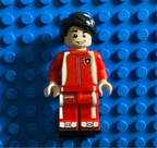 F1 Ferrari Schumacher Suit Minifigure
