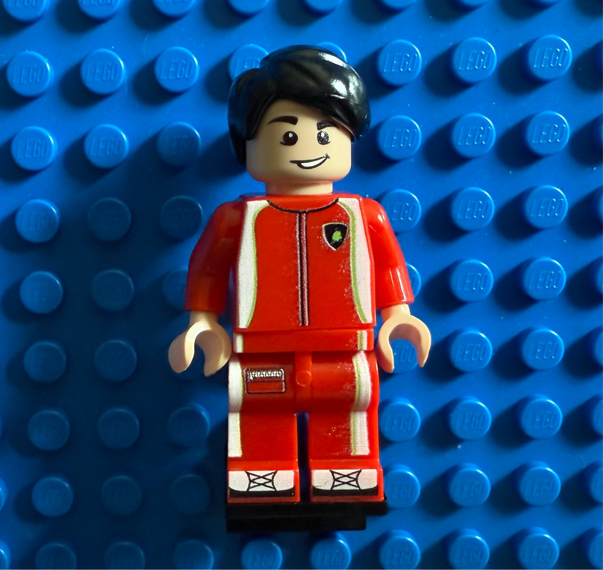 F1 Ferrari Schumacher Suit Minifigure