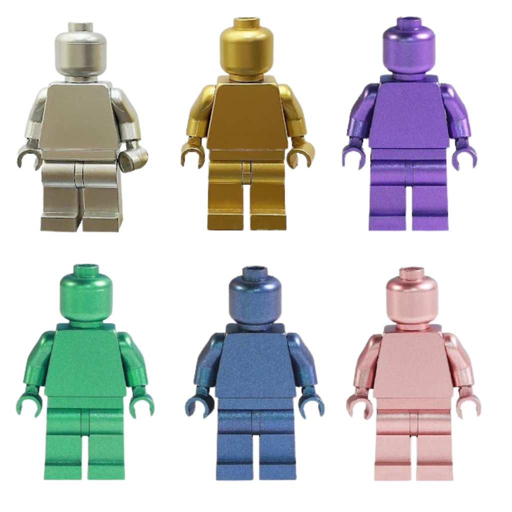 Monochrome Metallic Minifigure