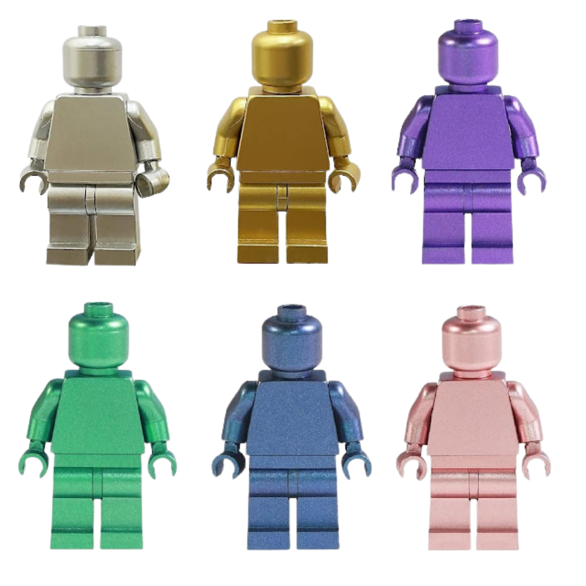 Monochrome Metallic Minifigure