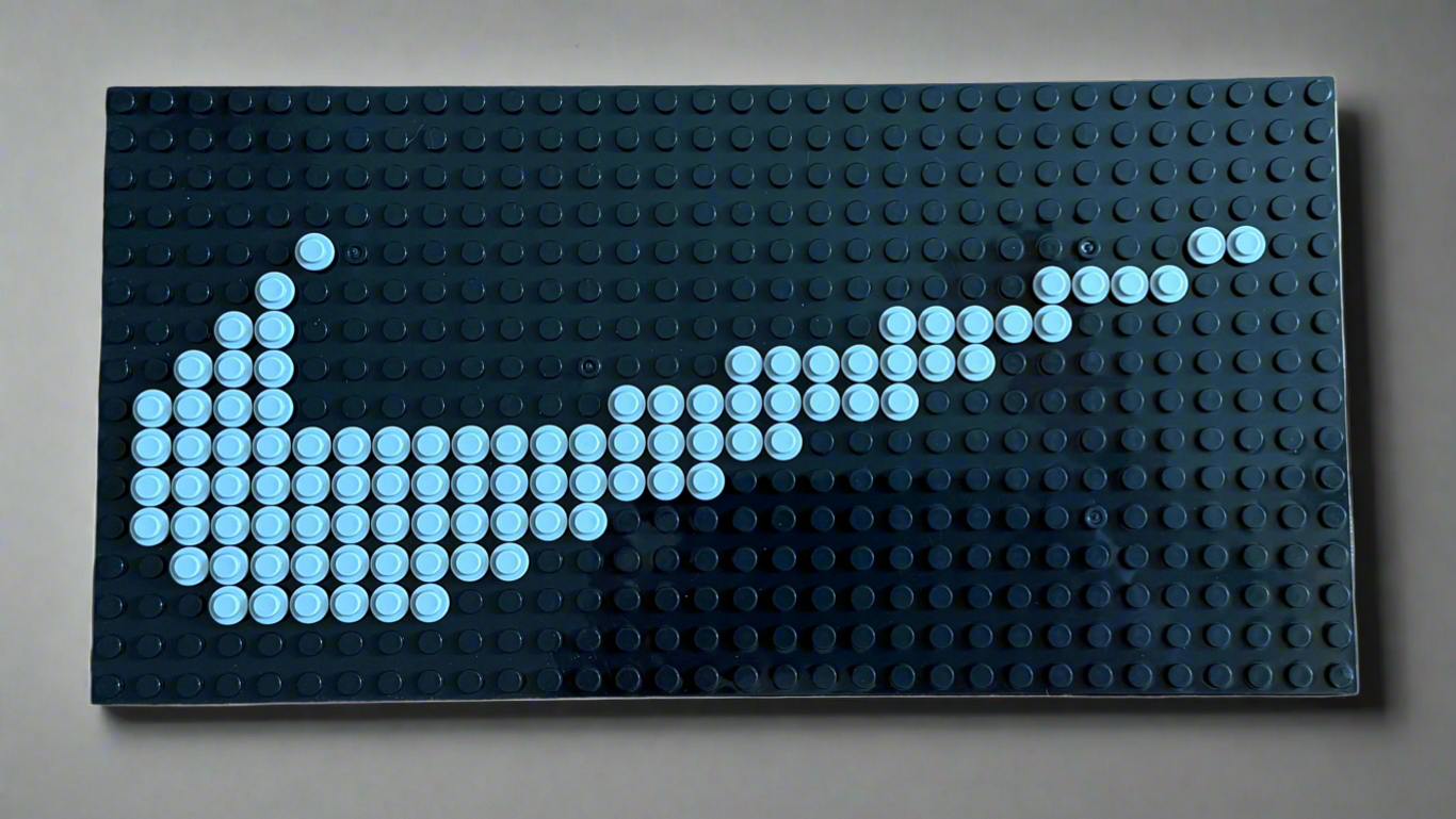 Nike Logo Pixel Art | Handmade LEGO-Compatible Brick Mosaic | 5x10” Swoosh Wall Art | Custom Brick Decor Gift
