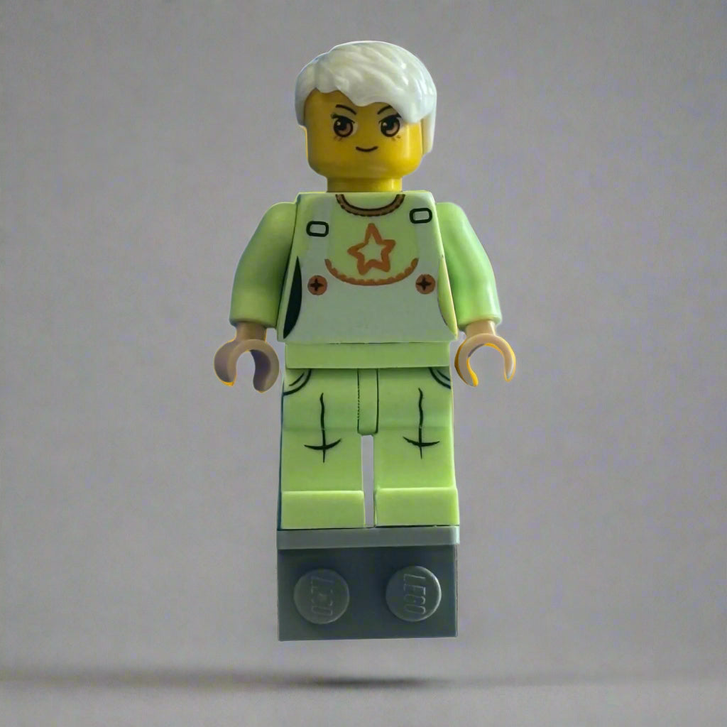 Lime Overalls Farmer Minifigure