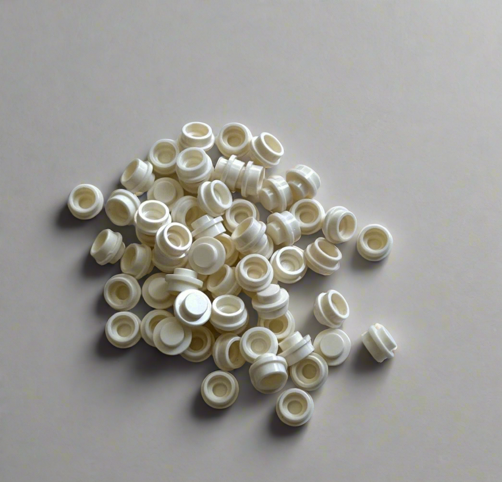 White 4073 1x1 Round Plate Brick – Choose Quantity – LEGO® Compatible Bulk Lot