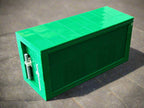 Mini Brick Shipping Container | 5.5” LEGO-Compatible Cargo Crate | Handmade Display Model | Industrial & Desk Decor