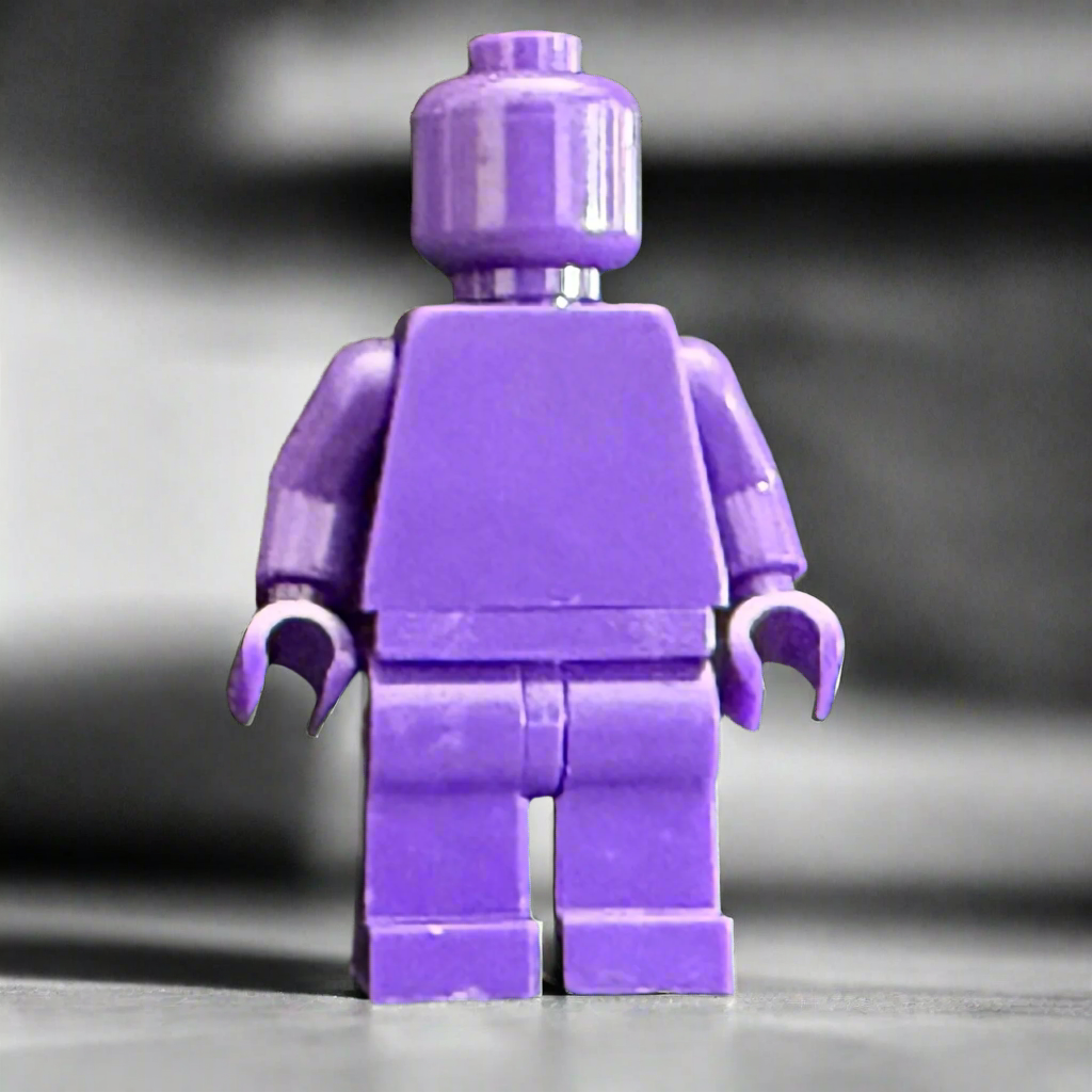 Monochrome Minifigures – 40+ Vibrant Colors!