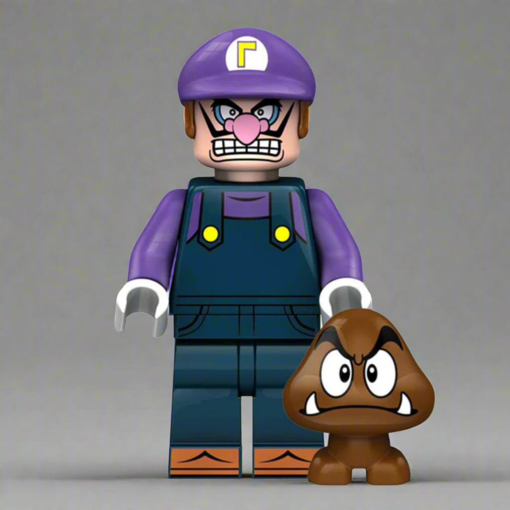 Waluigi Minifigure
