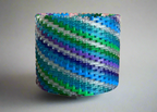 Cool Colored Modular Vase – Built with LEGO®-Compatible Bricks