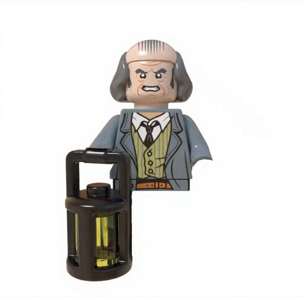 Argus Filch Minifigure - Harry Potter Custom Minifigure