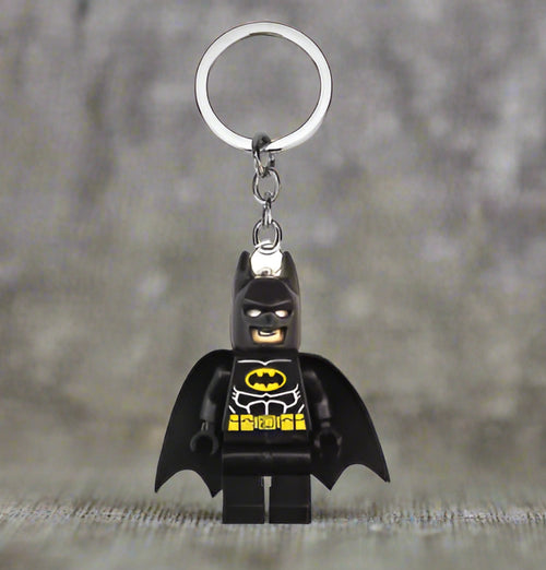 Batman Minifigure Custom Keychain - LEGO® Compatible – New