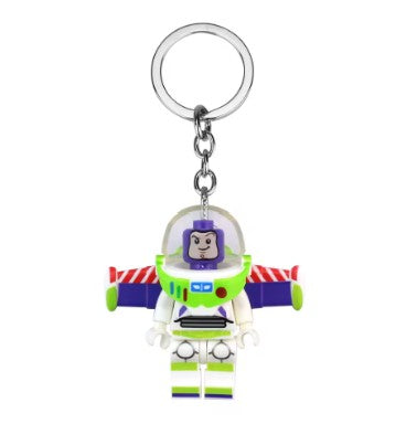 Buzz Lightyear Custom Keychain - Custom Brick Compatible Minifigure
