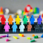 Pride Tribute Set - 11 Custom Monochrome Figures  – Brick Compatible Minifigures
