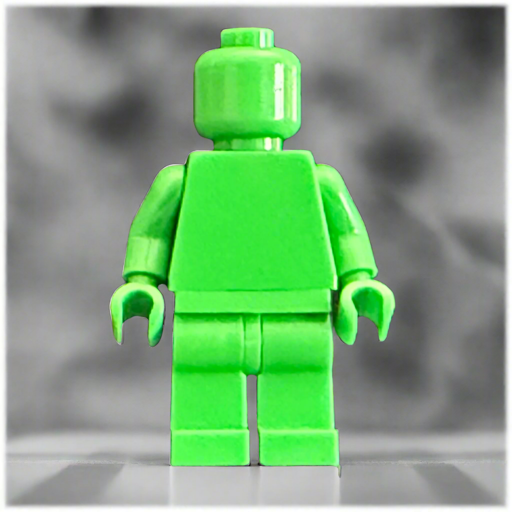 Monochrome Minifigures – 40+ Vibrant Colors!
