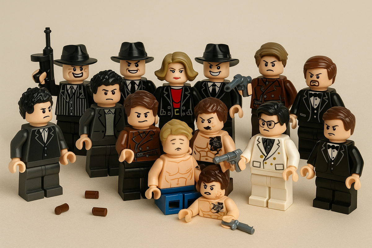 The Black Brick Syndicate Custom Minifigure Collection - Set of 12