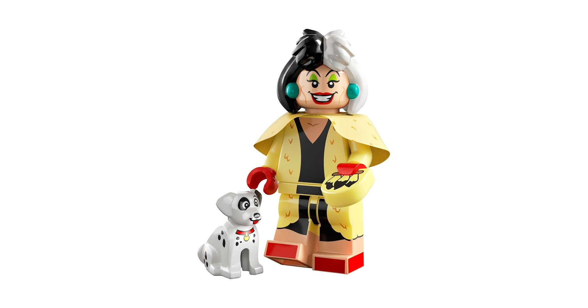 Cruella de Vil & Dalmatian Puppy Minifigure - Disney 100 Collection