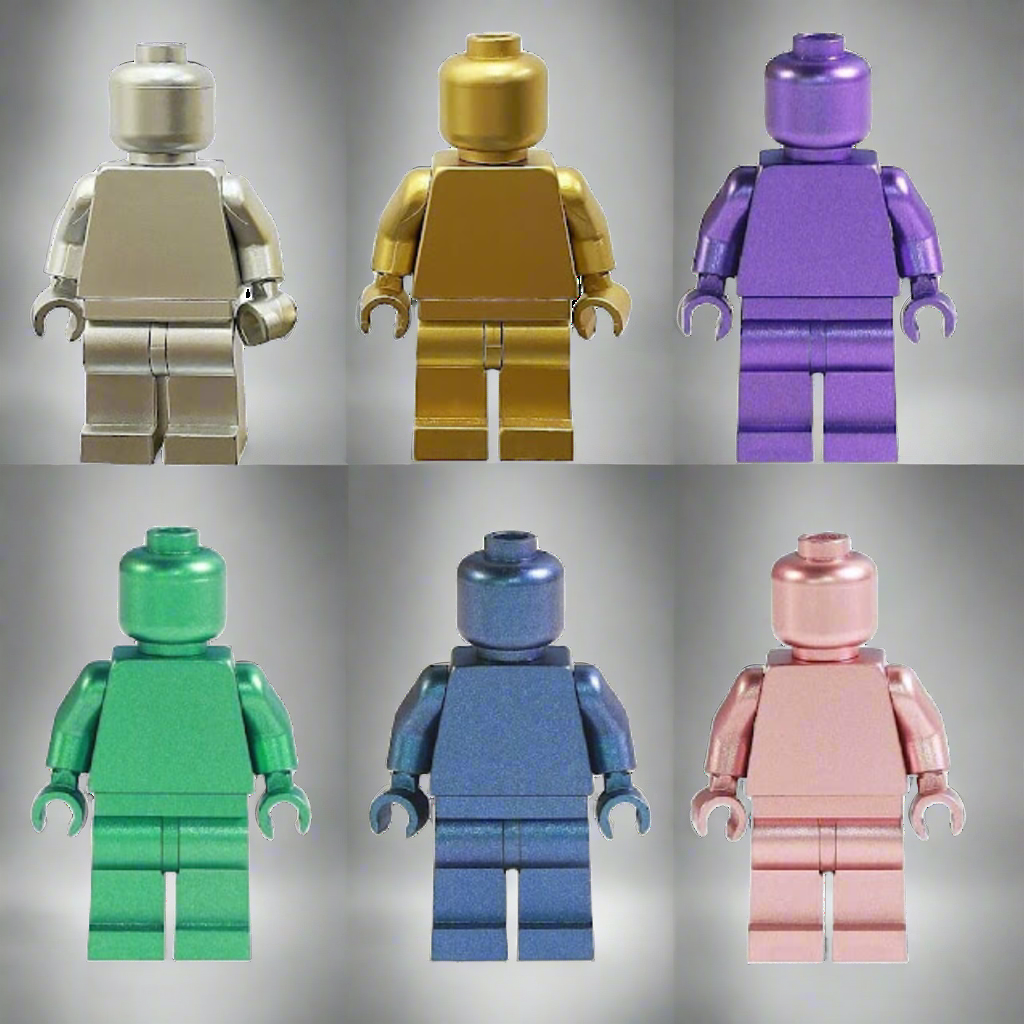 Monochrome Metallic Minifigure