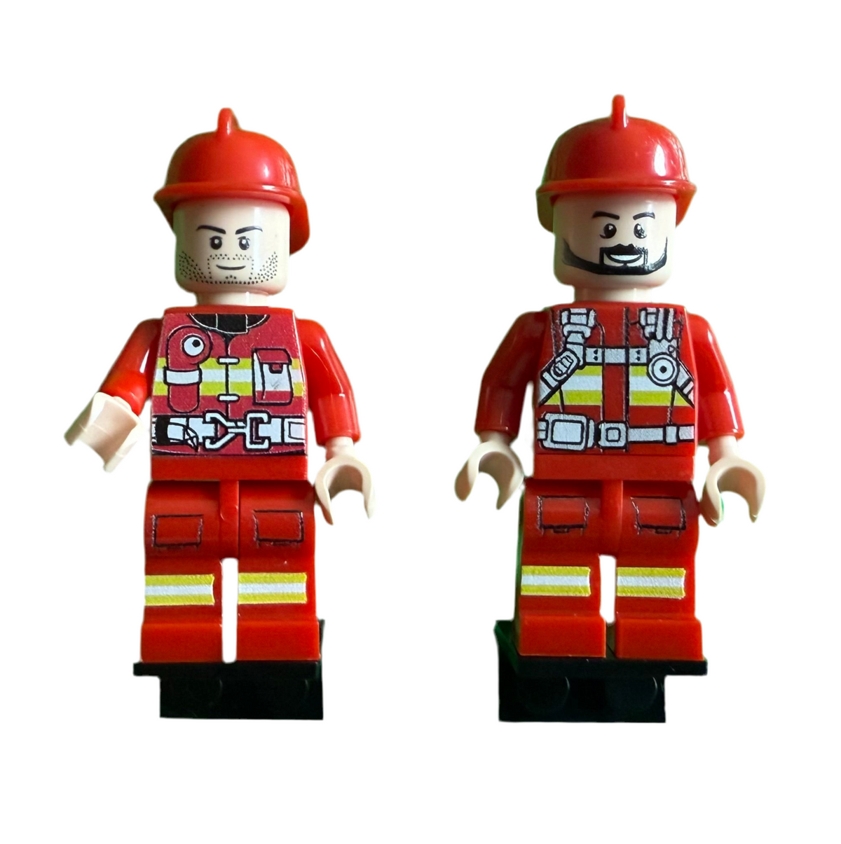 2 Firefighter Minifigures